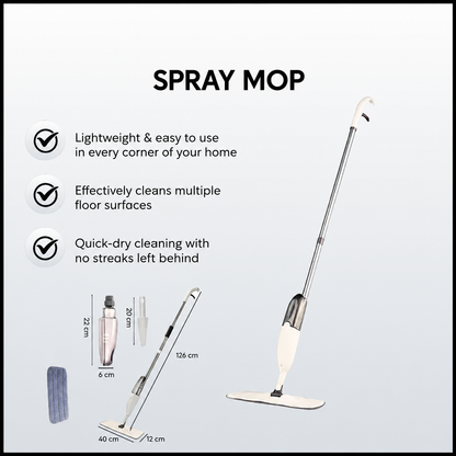 Ultra-Thin 360° Spray Mop – New Generation Cleaning Made Easy ✨