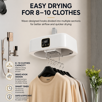 Portable Clothes Dryer Wardrobe – Fast Drying, Space-Saving & Easy Storage 👕🔥