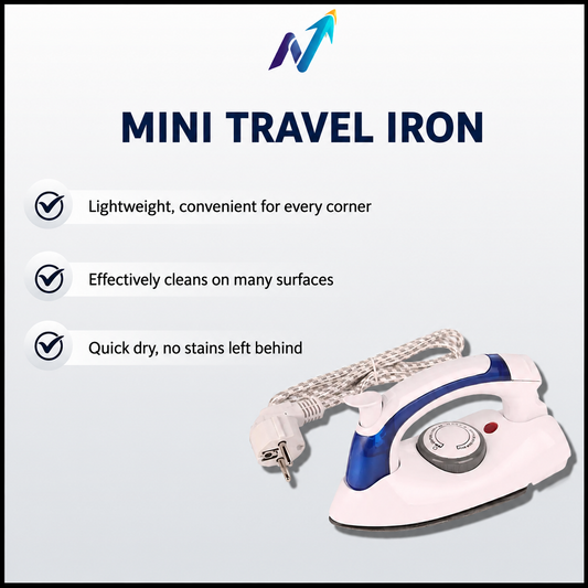 Mini Handheld Garment Steamer – Powerful Steam, Energy Saving & Compact Portable Design 👔✨