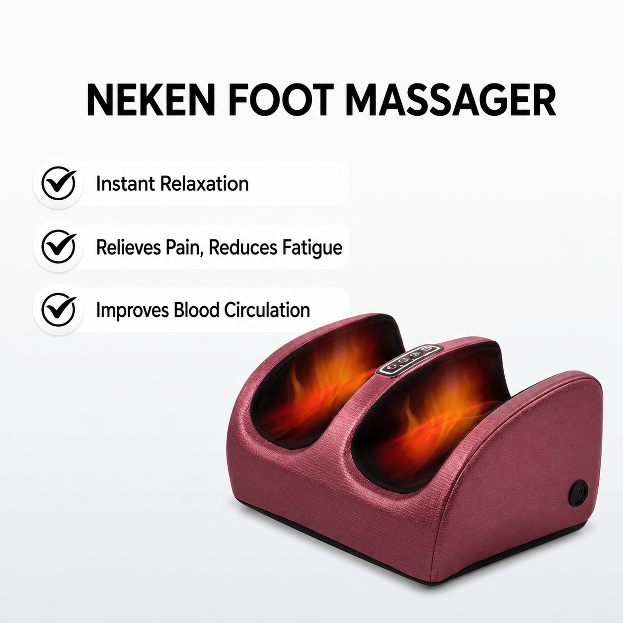 Foot Acupressure Massager – Relax your feet, relieve soreness and fatigue, while keeping your soles warm and comfortable.