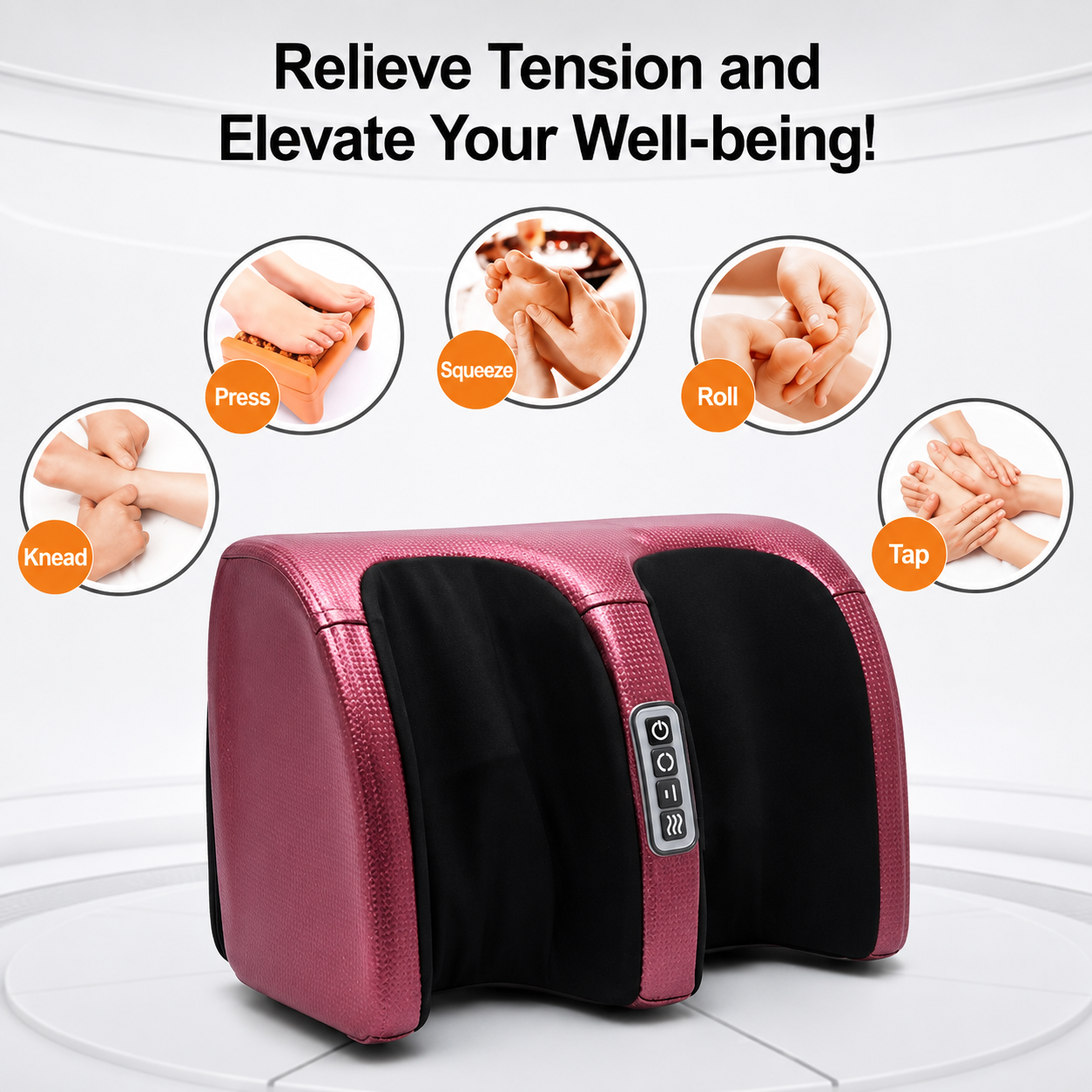 Foot Acupressure Massager – Relax your feet, relieve soreness and fatigue, while keeping your soles warm and comfortable.