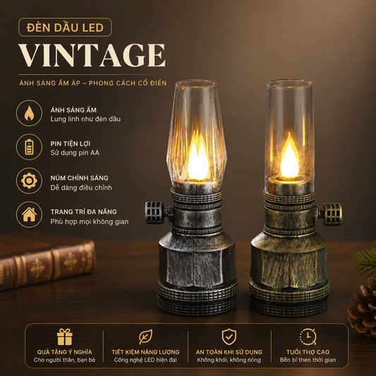 Battery-Powered Oil Lamp