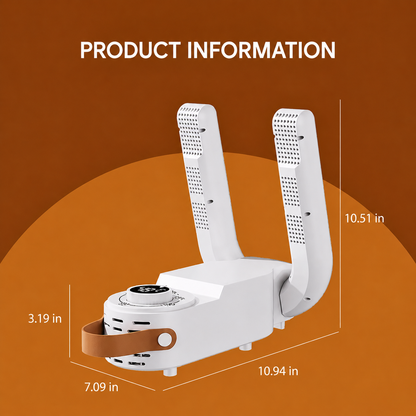 Premium Shoe Dryer – Fast Drying, Smart Timer & Safe Temperature Control 👟🔥